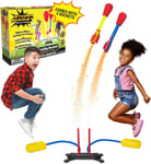 Stomp Rocket Original Dueling Rocket Launcher for Kids - Soars 200 Ft - 4 Rocke