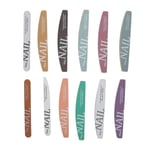 Nail Buffer Nail Files And Buffers Fingernail Buffer 12pcs Half Moon Nail File