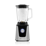 Ufesa Moonstone Blender, Puissance 1500W, Carafe en Verre 1,5L, Régulateur de Vitesse avec LED, Fonction Pile Glace, 6 Lames Amovibles en Titane, 2 Vitesses + TURBO