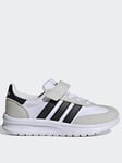 adidas Sportswear Kids Run 70s 2.0 Trainers - White/black, White/Black, Size 11 Younger