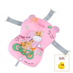 Baby Bath Seat Support Mat Foldable Baby Bath Tub Pad & Chair Newborn Bathtub Pi