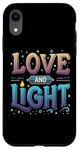 Coque pour iPhone XR Célébration des fêtes de Hanoukka Love and Light