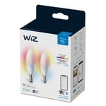 WiZ Candle C37 E14 2-pack färg