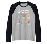 7 Principles Of Kwanzaa Black African American Men Women Kid Raglan Baseball Tee