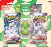 Pokémon TCG: Back to School Eraser Blister—Smoliv (1 Branded Eraser & 2 Booster Packs)