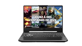 ASUS TUF Gaming A15-TUF506NC-HN004W 15.6 Pouces FHD 144Hz Pc Portable (AMD Ryzen 5 7535HS Processeur 4.55 GHz, 16Go DDR5 RAM, 512Go SSD, NVIDIA RTX 3050, Windows 11 Home) – Clavier AZERTY