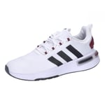 adidas Men's Racer TR23 Shoes, Cloud White/core Black/Shadow red, 13.5 UK