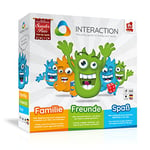 INTERACTION 2019 by Rudy Games - Interactive board game Fun with app and paint pen, For children and friends from 8 years | Family game Quiz game Knowledge game Board game Party game Activity game (Base Game)