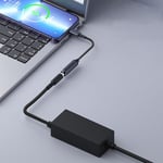 100w Type-c - Dc5,5x2,1mm virtajohto USB C - 5,5x2,5mm 2,5x0,7mm