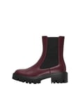 ONLY Femme Onlbetty-1 Noos Bottes en polyuréthane Bottine, Bordeaux, 38 EU