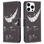 Protective BF Pattern Printing iPhone 14 Pro Suoja - Don't Touch My Phone