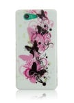 Back Cover Xperia Z3 Compact White Butterfly