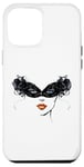 Coque pour iPhone 12 Pro Max Masque vénitien, joli visage, femme, Venise, Italie