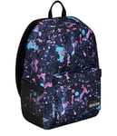 Seven IschoolPack Sac à dos unique, bleu et rose, avec Pawer Bank intégré et USB Plug, poche porte-bouteille, sac à dos scolaire et voyage, enfants et garçons., rose, Taglia unica, Scolaire