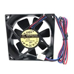 N / A Cooling Fan ADDA AD0812MB-A76GL,Server Cooler Fan ADDA AD0812MB-A76GL 12V 0.15A, Speed Fan for 80 * 80 * 25 Three wire