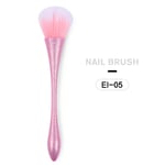 1 Pc Nail Brush Cleaning Dust Blush 05