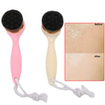 Facial Care Mild Makeup Cleansing Washing Brushes Beauty Long Ha White