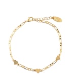 Orelia Jewellery Heart Figaro Chain Anklet