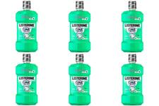 Listerine Smart Rinse Mouthwash for Kids 6+ Mild Mint 250ml x 6