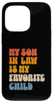 Coque pour iPhone 13 Pro Mon beau-fils est mon enfant préféré Humour familial drôle