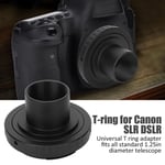 Lens Adapter T-ring for Canon SLR DSLR Camera + 1.25" Telescope Mount Adapter RH