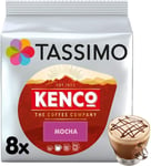 Tassimo Kenco Mocha Coffee Pods x8 (Pack of 5, Total 40 Drinks)