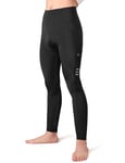 INBIKE Pantalon VTT Homme Femme Velo Cycliste Compression de Cyclisme Cuissard Long Legging Rembourré Gel Hiver Sport Vetement Noir L