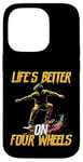 Coque pour iPhone 14 Pro Skateboard Lovers Skater Board pour hommes