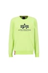 ALPHA INDUSTRIES Men's Basic Sweater Sweatshirt für Herren, Hornet Green, XXL