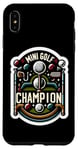 Coque pour iPhone XS Max Mini Golf Champion |--