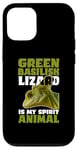 iPhone 12/12 Pro Green Basilisk Lizard Is My Spirit Animal Herpetologist Case