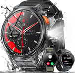 Montre Connectée Homme Sport: Fitness Ip68 Etanche Podometre Outdoor Lampe Poche Smartwatch - Appel Bluetooth Montres Bracelet Intelligente Vert