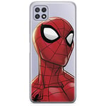 ERT GROUP Coque de téléphone Portable pour Samsung A22 5G Original et sous Licence Officielle Marvel Motif Spider Man 003 Parfaitement adapté à la Forme du téléphone Portable, partiel imprimé