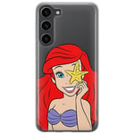 ERT GROUP Coque de téléphone Portable pour Samsung S23 Original et sous Licence Officielle Disney Motif Ariel 009 Parfaitement adapté à la Forme du téléphone Portable, partiel imprimé