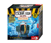 Noris 606101968 Escape Room Time Travel (Édition familiale) Jeu de société pour Adultes et Enfants, avec 3 Cas et décodeur Chrono, à partir de 10 Ans