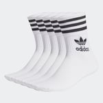 Mid-Cut Crew Socks 5 Pairs