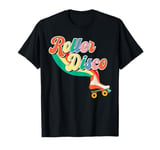 Cool Roller Skating Skate Girl 1970s Retro Roller Disco T-Shirt