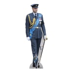 Prince William RAF Uniform Lifesize Cardboard Cutout Coronation with Free Mini