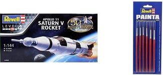 REVELL, Fusée Apollo Saturn V à assembler et à peindre, échelle 1/144, REV04909