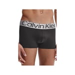 Calvin Klein Boxers Taille Basse Lot de 3 Homme avec Stretch, Noir (Black), L