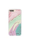 Evetane Coque et étui téléphone mobile huawei y6 2018 souple transparente mercure pastels motif ecriture tendance evetane.