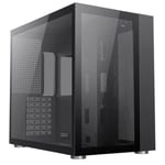 GameMax Infinity Mid-Tower ATX PC Black Gaming Case With Tempered Glass Side Panel