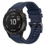 Garmin Fenix ​​​​6 Pro silikonikellon ranneke - sininen