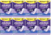 Always Discreet Sensitive Bladder Incontinence Pads Long Plus Pad Thin - 8 Pack