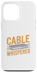 Coque pour iPhone 13 Pro Max Cable Whisperer - Ingénieur réseau