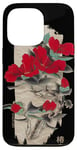 iPhone 13 Pro Japanese Tsubaki flower in retro grunge flower aesthetic Case