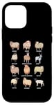 Coque pour iPhone 12 mini Différents moutons Kawaii