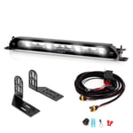 Ekstralys Lazer Linear 12 Elite med parkeringslys - Flat / 37 cm / 72W / Ref. 37.5, 1 stk - Komplett sett (Endebraketter)