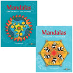 Mandalas Målarböcker - Vilda Djur Och Dinosaurier - 2 St.