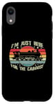 Coque pour iPhone XR Rétro Wagon Train Lover Model Train Conducteur Drôle